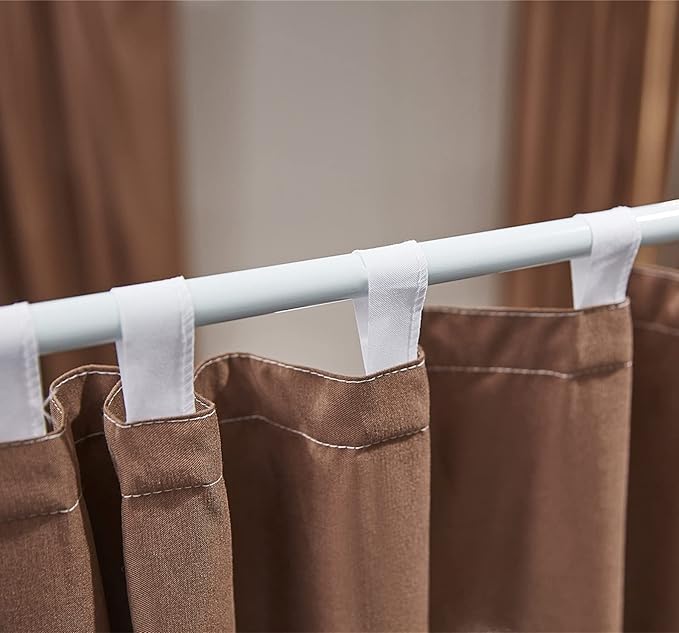 VETHIN Elastic Roof Style Four Corner Post Princess Bed Canopy Curtains Cozy Breathable Tent Canopy Mosquito Net for Girls & Adults Bedroom Decoration (Brown, 70-78" W*86" L*82"*H/(King))