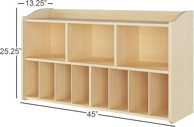 evamarie Diaper storage organizer + 1 nursery storage basket + 3 fabric storage bins | cubbies for daycare | wall mounted cubby storage | wall diaper shelf organizer | Diaper storage Bunddle