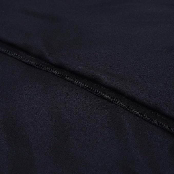 SLPBABY 100% Natural Pure Silk Pillowcase for Hair and Skin, Both Side 19 Momme Silk, Luxury Smooth Satin Pillowcase Cover with Hidden Zipper (Standard(20''x26''), Black)