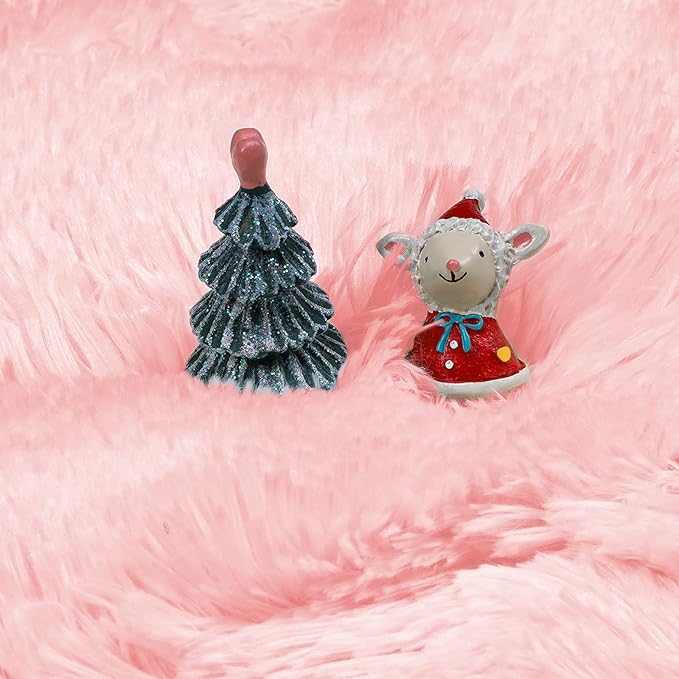 Amdrebio Pink Round Area Rugs 8Ft for Living Room, Bedroom Decor, Soft Large Circle Rug for Kids Room, Teen Girls, Fluffy Big Carpets for Baby Nursery, Dorm, Classroom, Cute Kawaii Princess Carpet
