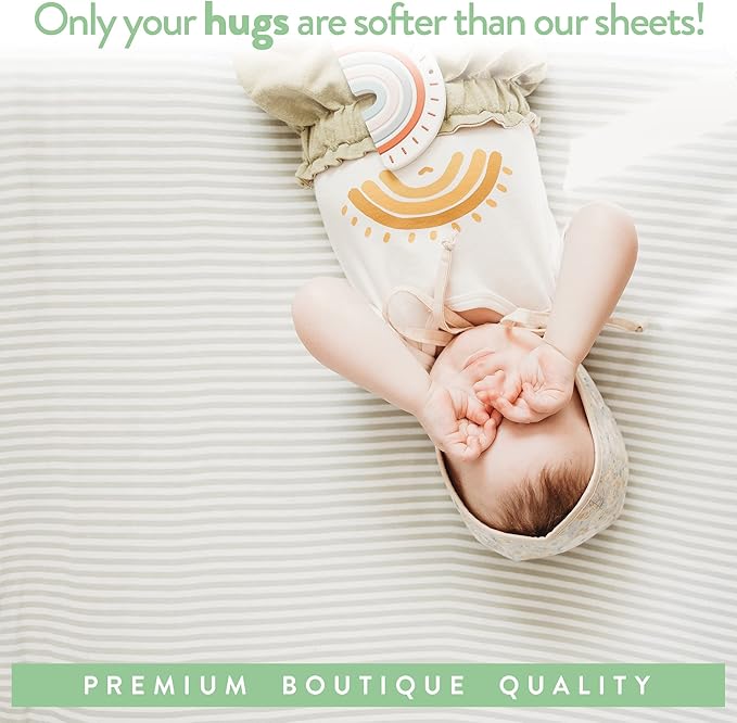 Bassinet Fitted Sheets for Baby Beside Dreamer Bedside Sleeper and Chicco Next2Me – Fits 20 x 33 Mattress – Snuggly Soft Jersey Cotton – Grey – 2 Pack