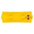 Creative Knitwear Iowa State Cyclones Infant Girls Gold Solid Hair Knot Headband Embroidered Logo - Size Newborn - 4T