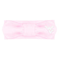 Creative Knitwear West Virginia Mountaineers Infant Girls Pink Solid Hair Knot Headband Embroidered Logo - Size Newborn - 4T