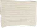 Baby Knit Blanket, 100% Cotton Ribble Patterns, Soft, Cozy, Lightweight Swaddle for Newborn & Infant Swaddling Beige Neutral, Perfect Baby Shower Ideas Cream 28x36
