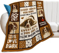 Springer Spaniel Blanket English Springer Decor Throw Blanket Super Soft Flannel Fluffy Plush Cozy Fuzzy Fleece Stuff Blanket Gifts for Dog Lover Woman Girl Kids Adults for Bed Sofa Couch 50"X60"
