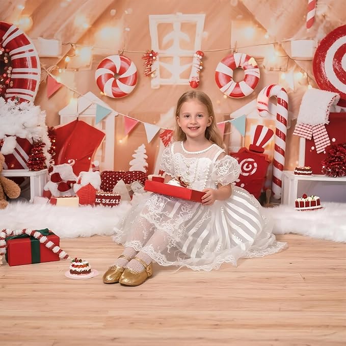 Kate Photography Floor Mats Light Brown Wood Flooring Backdrop Newborn Photography Props Wooden Rubber Mat for Professional Photographers Studio 8x5ft