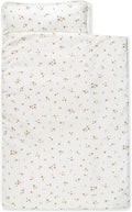 Makemake Organics GOTS Certified Organic Cotton Nap Mat with Detachable Pillow for Kids Soft Sleeping Bag for Toddlers, Boys, Girls - Ideal for Daycare, Preschool, Kindergarten