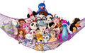Lilly's Love Stuffed Animal Hammock | Corner Hanging Organizer, Toy Storage, Stuffed Animal Storage Net | Made From Quality Fishing Net, Holds 12lbs | 67"x47"x47" (Party Purple)