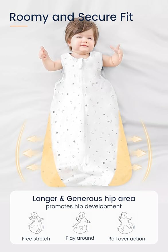 TotAha Toddler Sleep Sack 1.0 TOG for 2T-3T-4T, Soft Quilted Wearable Blanket Baby SleeP Bag with 2-Way Safe Zippers,Premium Winter Extra Large Sleeping Sacks