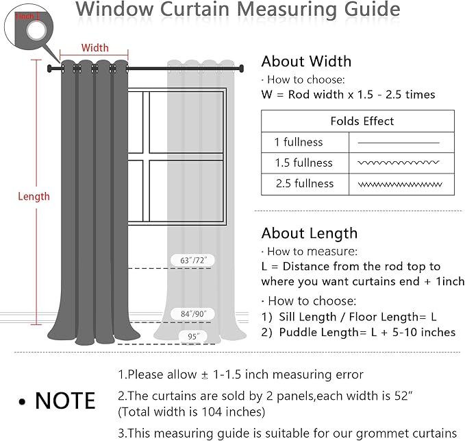 MYSKY HOME Beige Curtains for Bedroom 72 Inches Long Nursery Curtains Pom Pom Beige Sheer Curtains for Girls Room Double Layer for Toddler Bedroom Grommet Room Darkening Window Panels 52 x 72 Inch