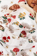 CLEMENTINE KIDS Muslin Infant Swaddles (Mushroom)