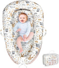 Baby Lounger, Portable Baby Lounger for Newborn 0–24 Months, Infant Nest for Travel, Floor Time, and Crib Use, Baby Essentials for Home (Hoot)
