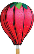 Hot Air Balloon Hanging Garden Spinner 22" - Vibrant Strawberry Design, Weather-Resistant Outdoor Decor, Durable & Lightweight for Patios, Yards, and Gardens - Eye-Catching Wind Spinner