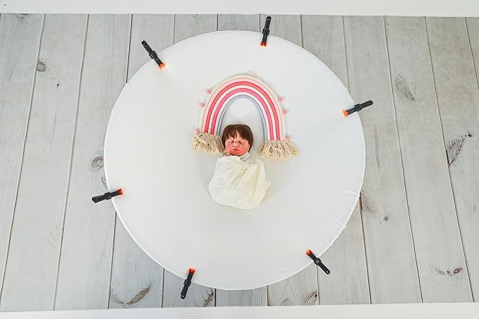 Kate Newborn Photography Props &Wood Texture Floor Mat(5x4ft)