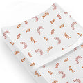Changing Pad Cover for Baby Girls Boys, Muslin Changing Table Pad Covers with Boho Style, Neutral Color Soft and Breathable (Leaf)