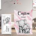 Custom Name Crib Bedding Set with Name, 2 Piece Animal Series Baby Set with Blanket and Crib Sheet, Cozy and Soft Infant Nursery Bedding, Gifts for Toddler