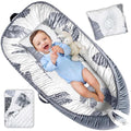 Totsi Baby Lounger with Pillow & Blanket | Ultra-Soft Baby Nest | Machine Washable Infant Lounger 0-24 Months | Adjustable Infant Nest for Travel | Baby Nest for Newborn