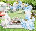 10 'x10' Screen Houses Pop-up Outdoor Camping Tent, 540 Degree Fully Transparent Non Dead Corner Gazebo Suitable for 6-8Adults (10 'x10')
