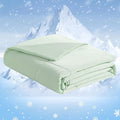 NTBAY Cooling Blanket for Toddlers, 39x47 Inches - Japanese Cold Tech Fabric Throw with Q-Max 0.43, Soft and Breathable Summer Nap Blanket, Also for Dogs, Mint Green