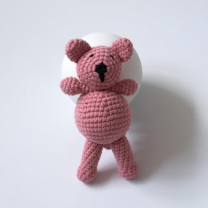 Zeroest Newborn Baby Boy Girl Photography Props Bear Hat Outfits Crochet Kint Handmade Cap Set for Newborn Photo Shoot