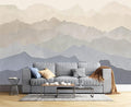 Oil Painting Peaks Wall Mural Wallpaper for Bedroom 137" x 100"