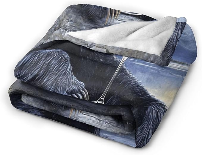 Tijuboni Bear Cabin Throw Blanket Bear Gifts for Girls Boys Women Men Kids Adults Soft Flannel Fleece Blanket for Couch Sofa Bed Home Decor 40"x50"