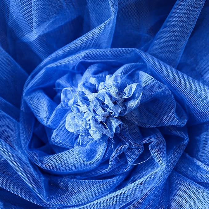 Princess Bed Canopy for Girls and Kids Hanging Mosquito Net for Baby Crib Nook Castle Game Tent Nursery Play Room Decor（Dark Blue）