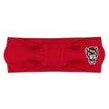 Creative Knitwear North Carolina State Wolfpack Infant Girls Red Solid Hair Knot Headband Embroidered Logo - Size Newborn - 4T