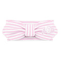 Creative Knitwear Colorado Buffaloes Infant Girls Pink/White Striped Hair Knot Headband Embroidered Logo - Size Newborn - 4T