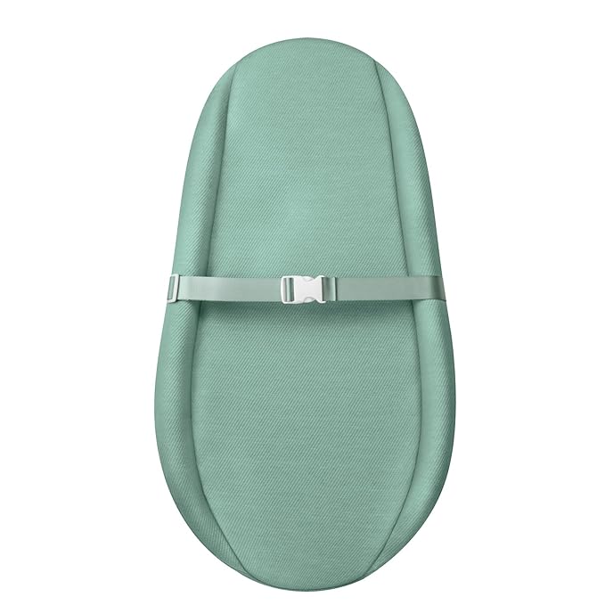 Blissful Diary Baby Changing Pad with Waterproof Lining Foam, Includes a Soft & Washable Cover, Contoured Changing Table Pads for Dresser Top with Non-Slip Bottom, 32”×16” (Green, Avocado)