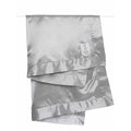 Little Giraffe Baby Blanket - Velvet Soft Blanket with Satin Trim - Baby Stroller Blanket - Newborn Baby Essentials & Baby Gifts - 29x35" - Silver
