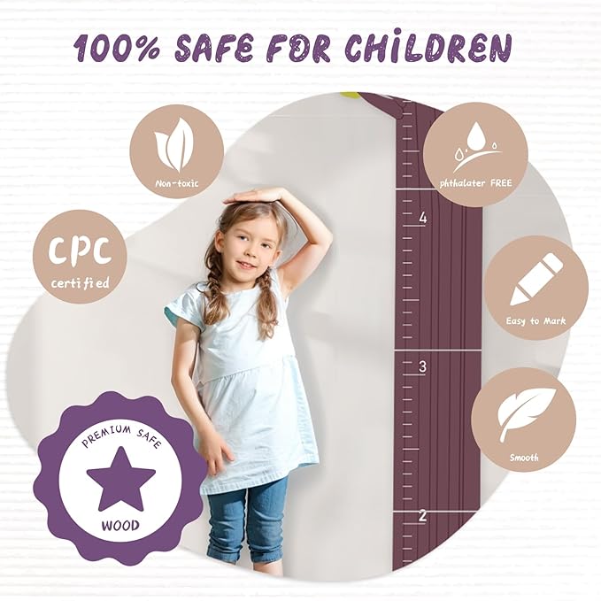 Personalized Name Growth Chart, Cute Koala Wooden Growth Chart for Kids, Height Chart for Boys Girls, Measuring Board for Kids Height for Child's Room, Nursery Decor Decoration