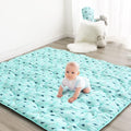 SPRINGSPIRIT Baby Play Mat, 47x47 Infant Play Mat for Playpen, Thicken Cushioned PlayMat for Floor, Non-Slip Washable Baby Playmat, Toddlers, Dinosaur