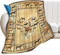Tijuboni Horses Throw Blanket Horse Gifts for Girls Boys Women Men Kids Adults Soft Flannel Fleece Blanket for Couch Sofa Bed Home Decor 50"x60"