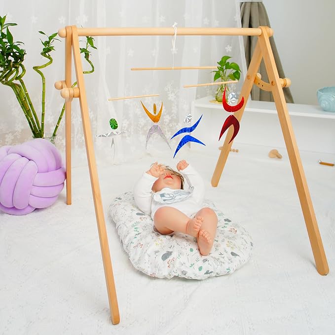 Montessori Mobile Set F - Munari (with Plastic Ball) & Octahedron in Multiple Sizes & Color Dancers Ⅱ