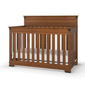 Child Craft Redmond 4-in-1 Convertible Crib, Baby Crib Converts to Day Bed, Toddler Bed and Full Size Bed, 3 Adjustable Mattress Positions, Non-Toxic, Baby Safe Finish (Coach Cherry)