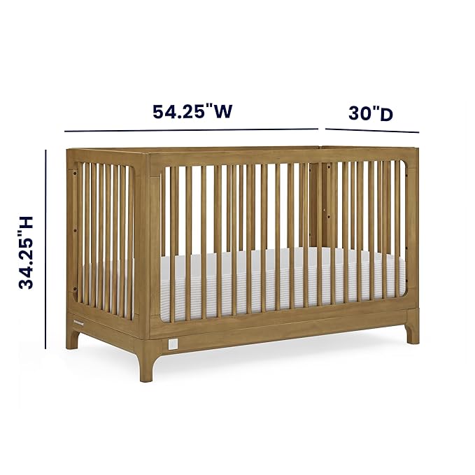 Delta Children babyGap Wren 4-in-1 Convertible Crib Greenguard Gold Certified, Acorn