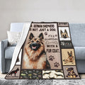 German Shepherd Decor Blanket German Shepherd Gifts Throw Blanket Super Soft Flannel Lightweight Fluffy Plush Fuzzy Fleece Blanket for Dog Lover Girl Woman Boys Kids Adults Man for Bed Sofa 50"X60"