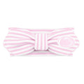Creative Knitwear Penn State Nittany Lions Infant Girls Pink/White Striped Hair Knot Headband Embroidered Logo - Size Newborn - 4T