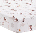 Lambs & Ivy Country Western Breathable 100% Cotton Fitted Crib/Toddler Sheet