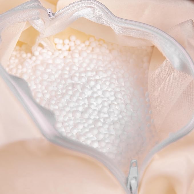 EMMA + OLIVER Small Solid Navy Blue Bean Bag Chair for Kids and Teens