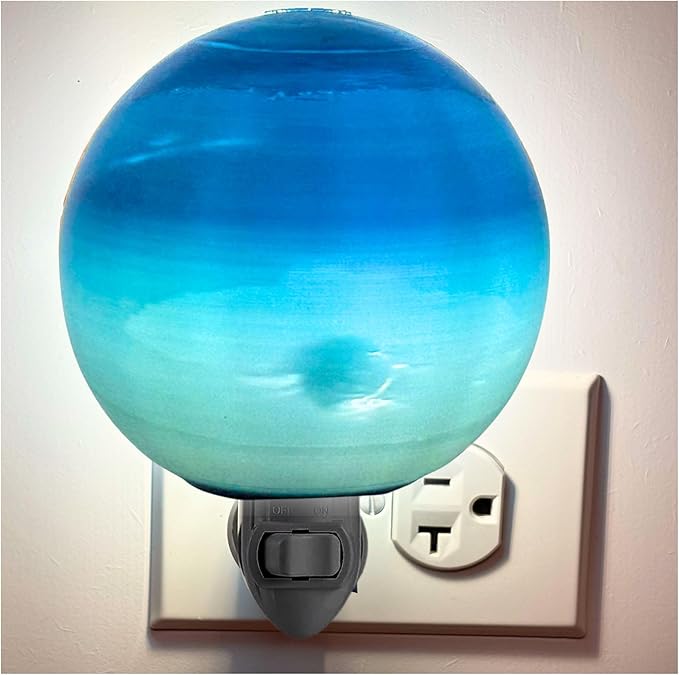 Neptune Night Lights | 6" Neptune Night Lamp LED Light | 3D Solar System NightLight, Planet Home Décor, Space Nursery, Kids Room, Space Gift, Birthday Gifts, Bedroom Decorations