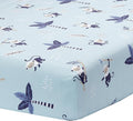 Lambs & Ivy Jungle Party 100% Cotton Monkey/Palm Tree Fitted Crib Sheet