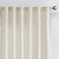 jinchan Beige Lined Linen Blend Curtains for Closet 96 Inch Extra Long 2 Panels Floor to Ceiling, 38 Inch Wide Drapes for Bedroom Bathroom(38W x 96L, Ecru)