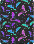 Halloween Bats Stars Crib Sheets Soft Breathable Fitted Baby Playard Sheets Mattress Cover for Girl Boys, 39" x 27" x 5"