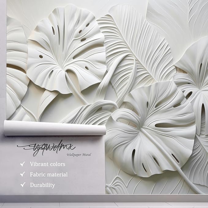 -3D Plant Living Room Wallpaper XT22 S 100" x 65"