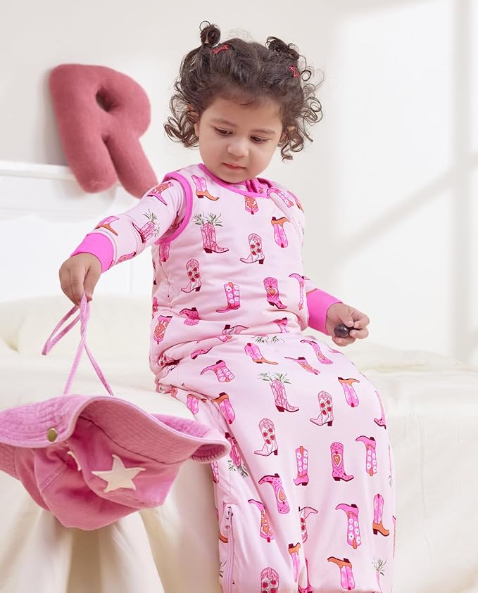 Rayon Made from Bamboo Viscose Sleep Sack 0-36 Months 1.0 Tog for Toddler and Baby sleepers 2-Way Zipper Newborn Sleep Sacks
