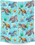 Turtle Gifts for Girls - 40" x 50" Inches Cute Turtle Throw Blanket for Boys Kids - Green Soft Fuzzy Blankets for Sofa, Crib & Bed