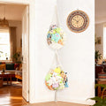 Upgrades Stuffed Animal Net Corner Stuffed Animal Storage Hammock for Kids' Wall Room Decor Hanging Toy Storage Plushie Net Organizer Holder Kids Baby Nursery Wall Bedroom Home Decor (2 Tier, XXL)