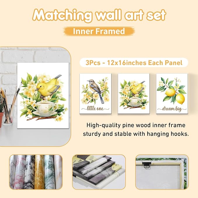 Personalized Baby Crib Bedding Set, 5 Pcs Custom Name Nursery Bedding Set, Lemon Tea Baby Bedding Set for Girls Boys, Double Layer Flannel Baby Crib Set, Toddlers Kids Infants Customized Gifts